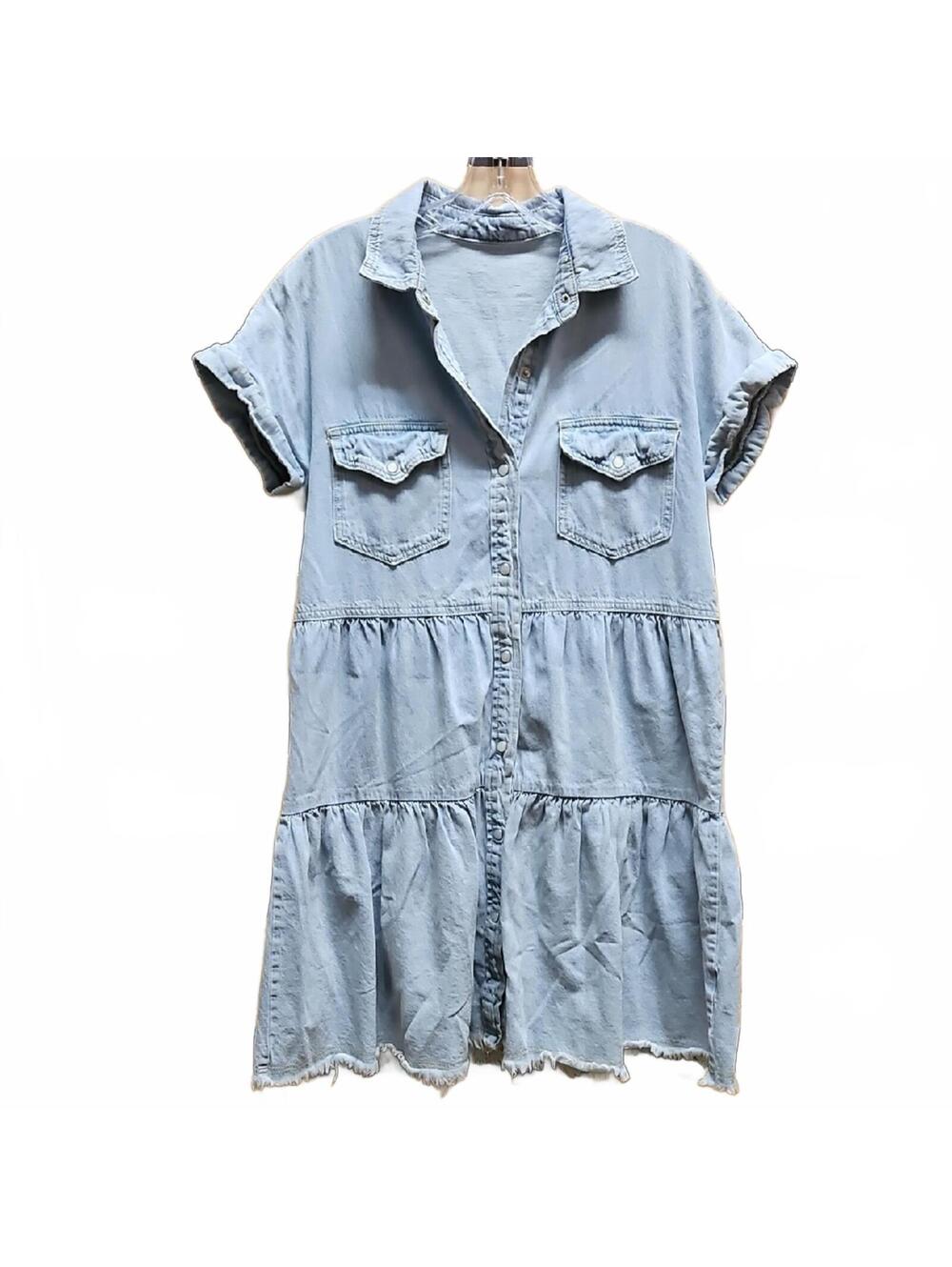 Light Blue Denim Dress | S
